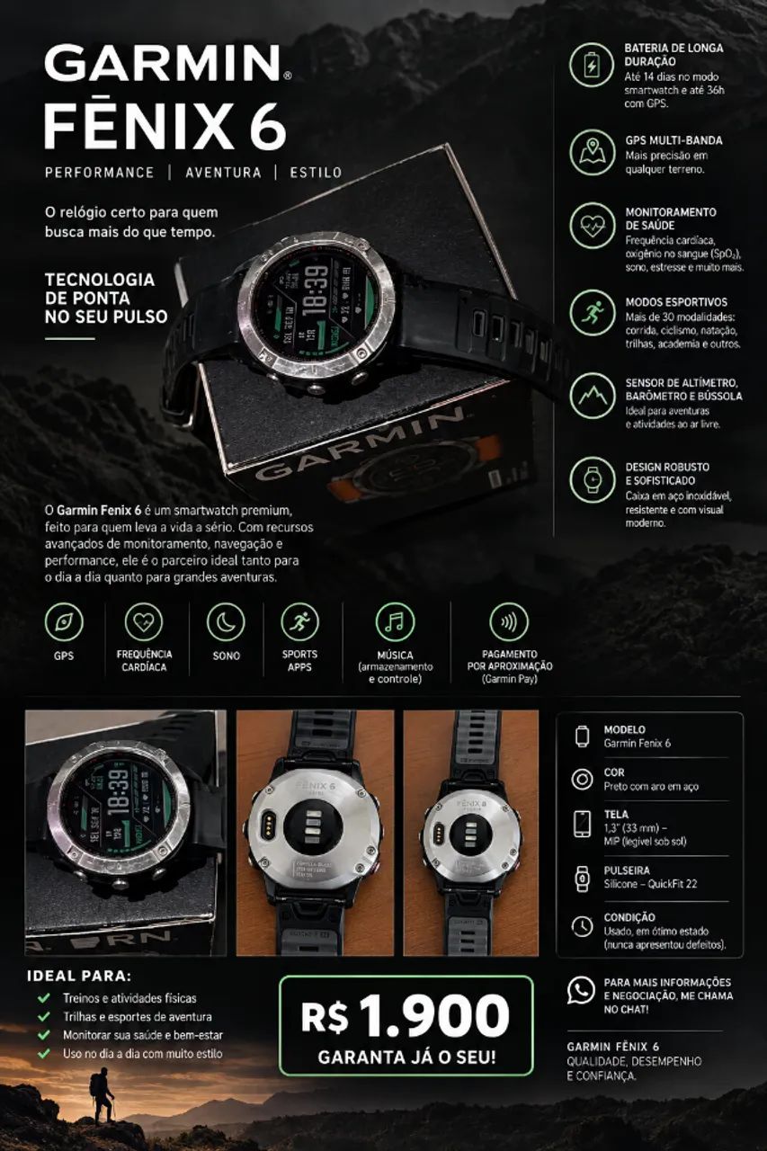  Garmin Fenix 6