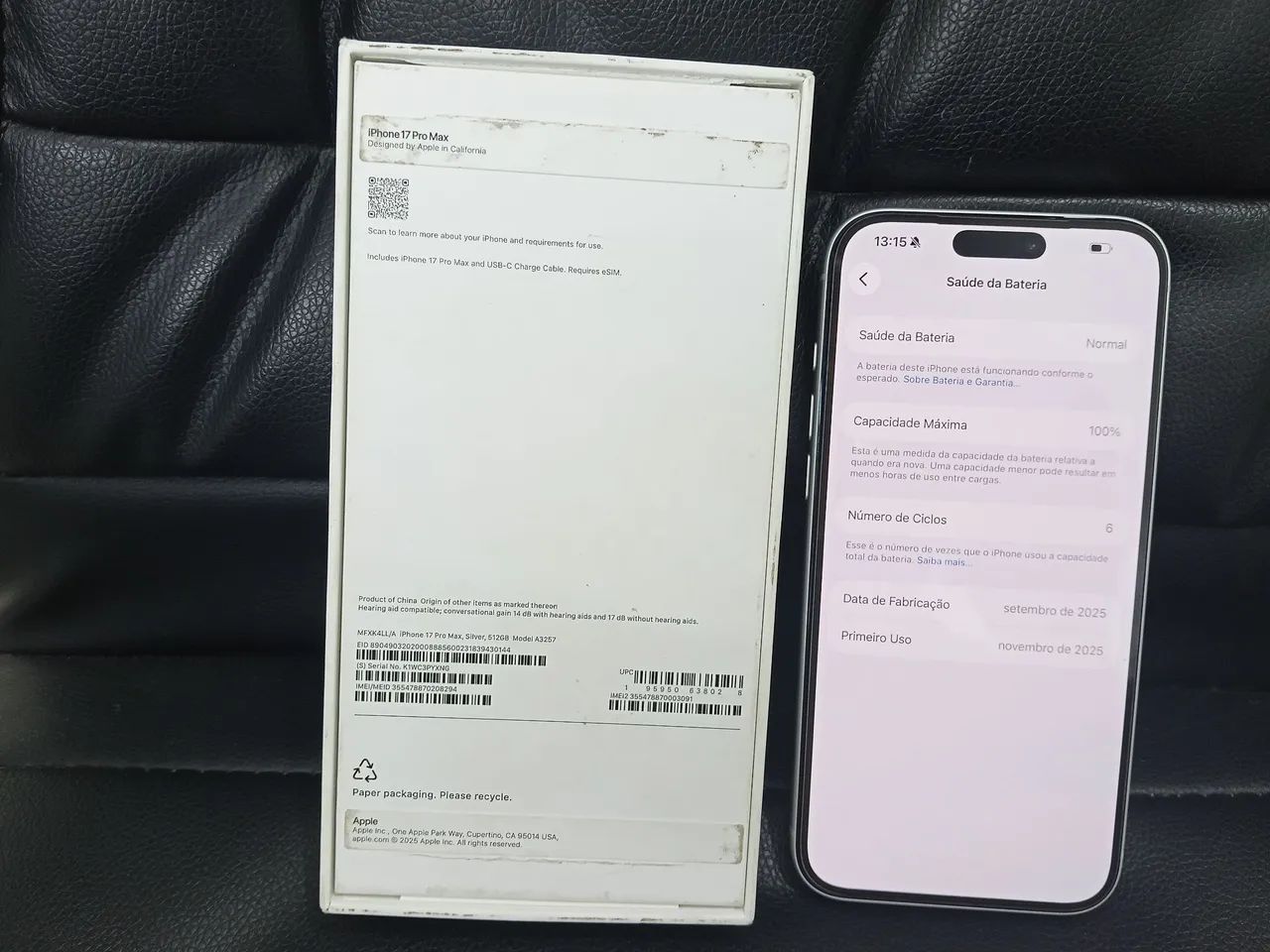 iPhone 17 pro Max 512 GB bloqueio de operadora - Foto 3