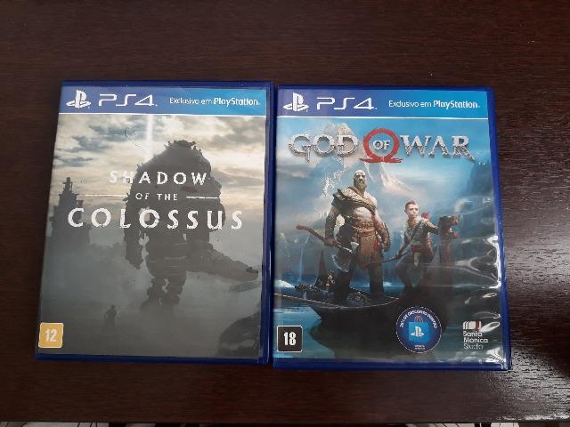 Shadow of the colossus e novo god of war
