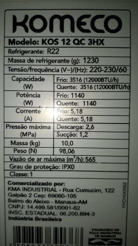 Ar condicionado 12 btus - quente e frio - Foto 4