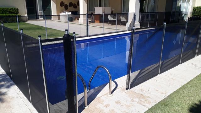 Rede Removivel Proteção/ Piscina Crianças e animais Safety Pool - Foto 5