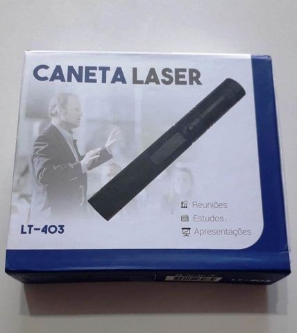 Caneta Laser Pointer Verde Bateria