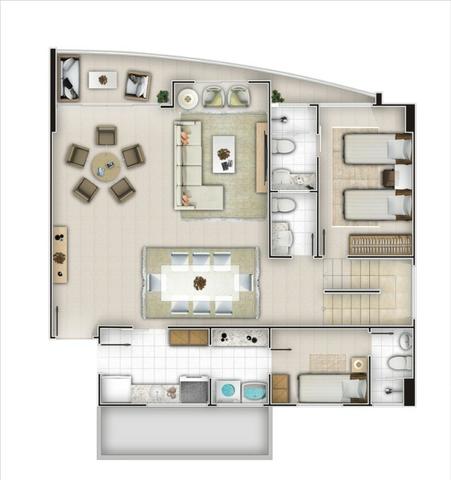 (ELI46095) Apartamento Duplex no Cocó 165m², 3 Suites, Todo Projetado, 3 Vagas - Foto 10
