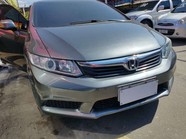 CIVIC LXS, CINZA, 2013, MANUAL