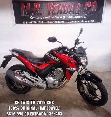 2019 CB250F CBS, COM APENAS 20KM