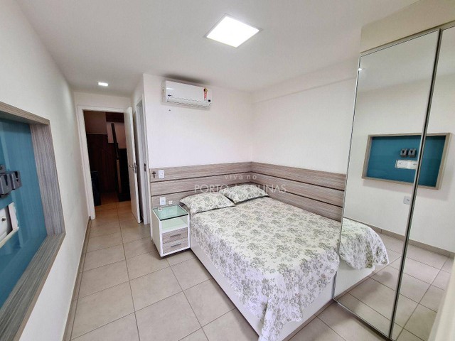 Apartamento Cobertura Duplex com 3 suítes à venda, 130 m² por R$ 930.000 - Porto das Dunas - Foto 5