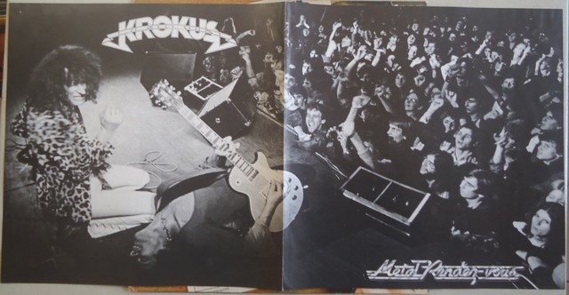 Lp Krokus 1980 Metal Rendez-vous, Vinil Importado Com Encarte - Foto 4