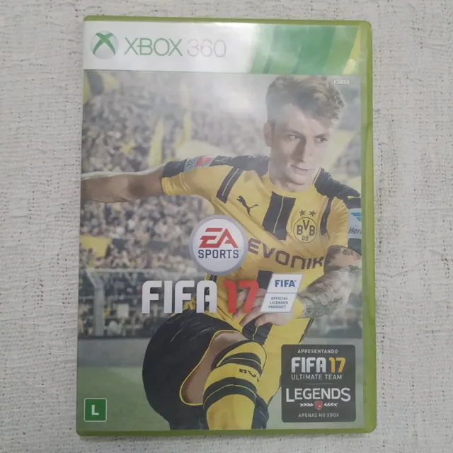 Fifa 17 xbox 360 original  +29 anúncios na OLX Brasil