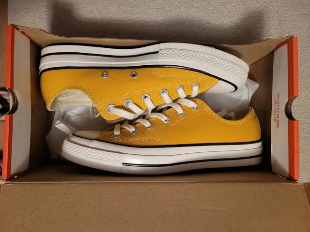 Tênis Converse Chuck 70 Ox Vintage Amarelo Ouro CT09560001