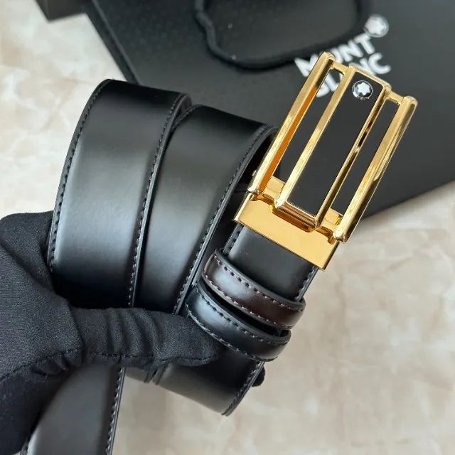 Cinto masculino cintos de luxo - Foto 4