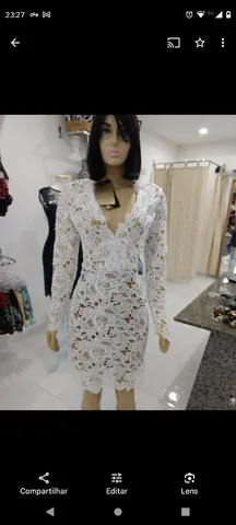 Vestido de Noiva Sereia Manga Longa Todo Bordado, Roupa de Casamento  Feminina Cinderela Noivas Usado 73046914