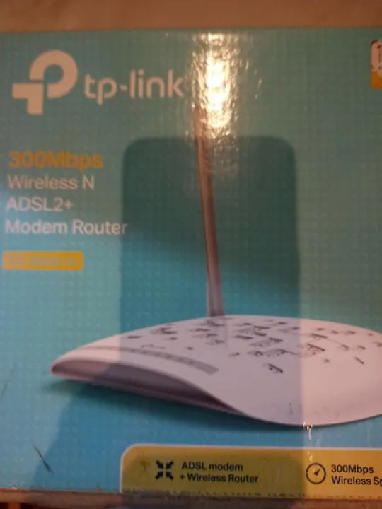 Modem ADSL2 + Roteador Wireless 300 Mbps TPLINK