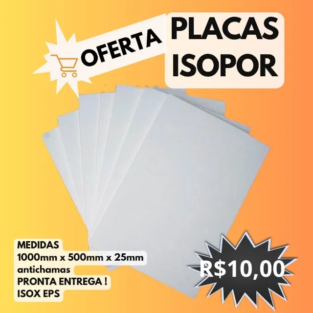 Isopor para qualquer utilidade