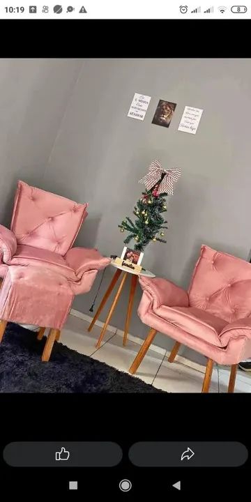 Poltronas modelos opalas lindas modernas sofisticadas modernas  - Foto 5