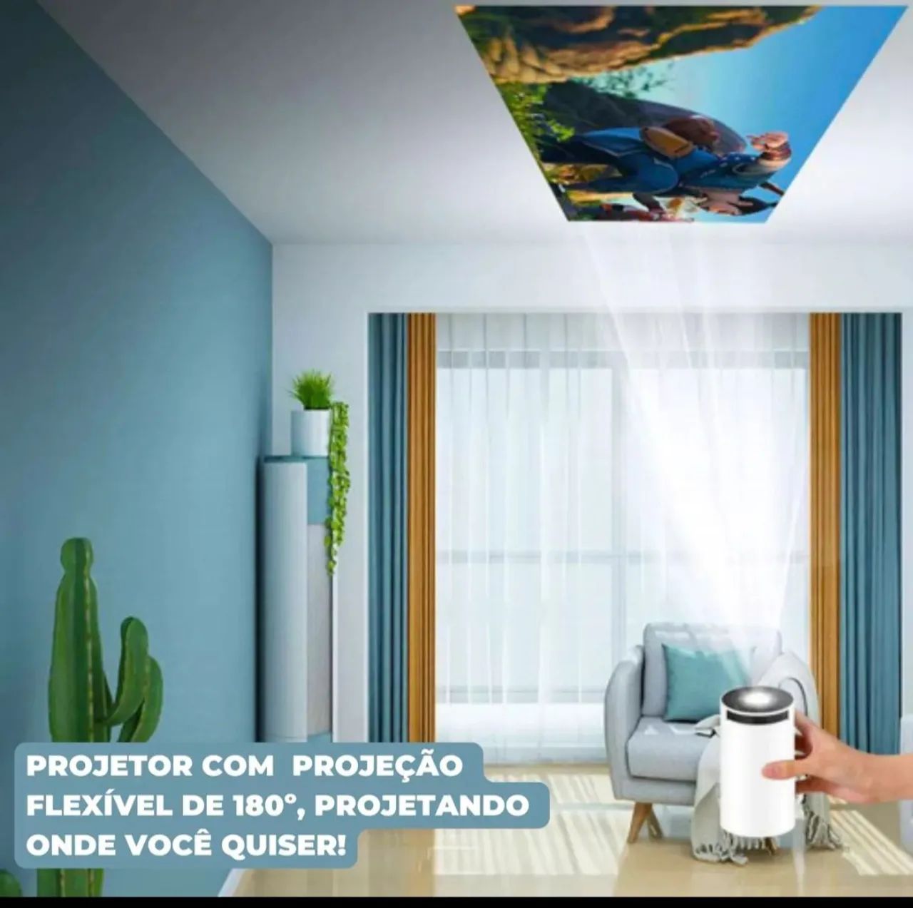 Projetor portátil HY300 profissional  - Foto 2