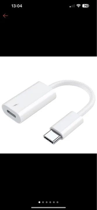 Adaptador lightning para USB-C - Novo - Foto 3