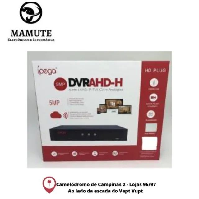 Dvr Ípega KP-CA230 04 canais 5MP 5 em 1