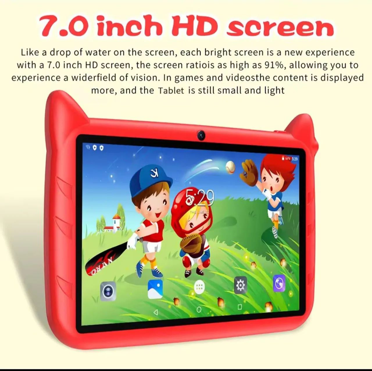 Tablet Infantil 7.0'' 4GB+64GB Android 13  - Foto 4