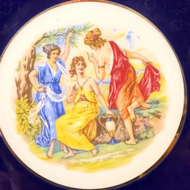 Prato decorativo de porcelana tcheca. - Foto 3