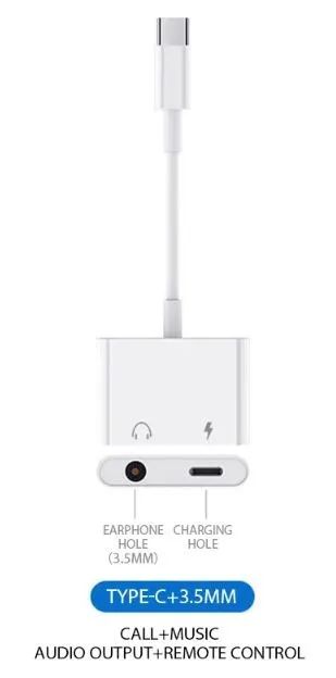 Adaptador De Audio P2 + Carregador Para Usb-c Adpatc7.1  Arduino Automação COD-CP767   - Foto 2