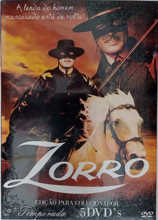 BOXES DVD ZORRO SÉRIE CLÁSSICA+FILME