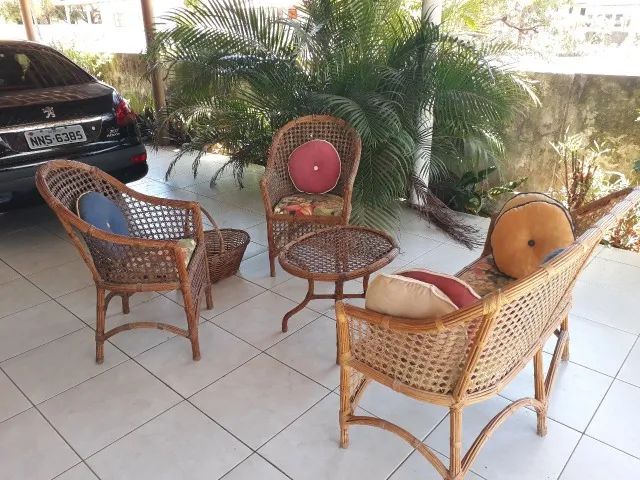 Conjunto em vime para terraços e varandas - Foto 4