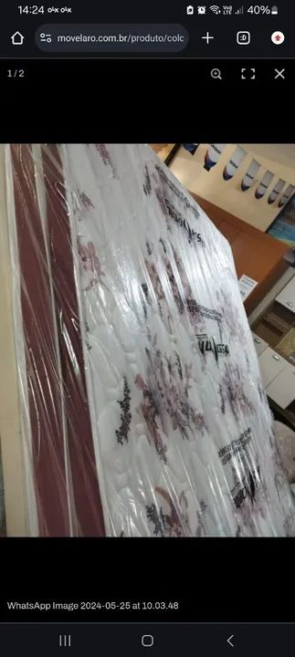 Colchão CASAL de Espuma D28 - NOSSO SONHO -