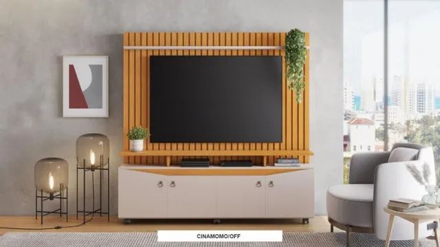 sala home rack painel bancada 