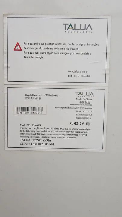 Lousa interativa touch 78,5" - Foto 4