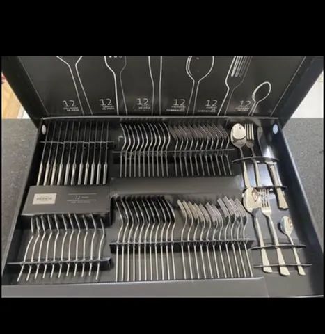 Conjunto faqueiro Inox brinox infinity 72 peças - novo na caixa - Foto 3