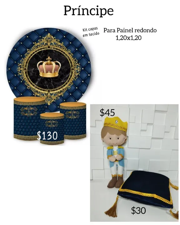 Kit festa príncipe