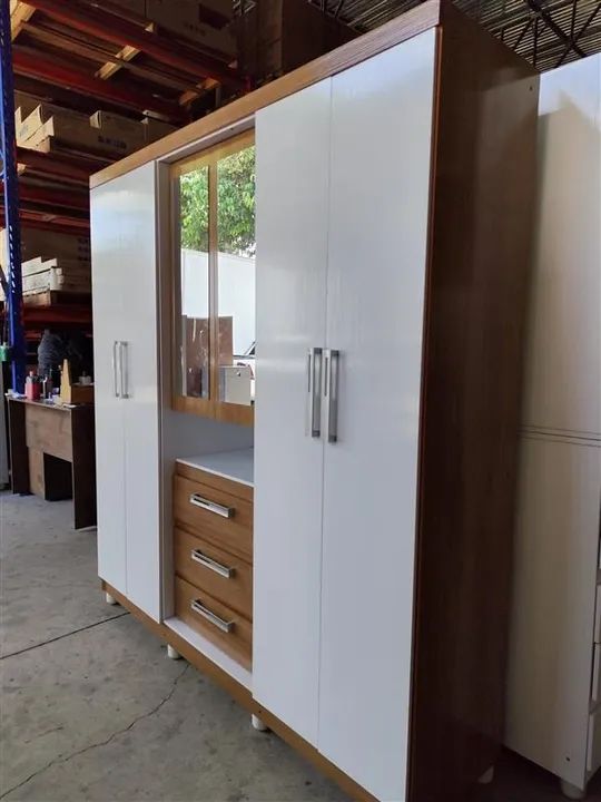 GUARDA ROUPA 6 PORTAS 100% MDF - Foto 3