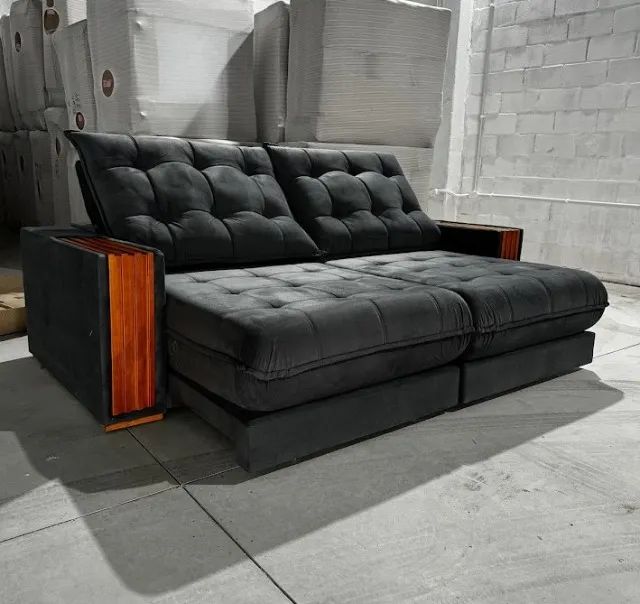 Sofá Retratil e Reclinavel 3 Lugares 