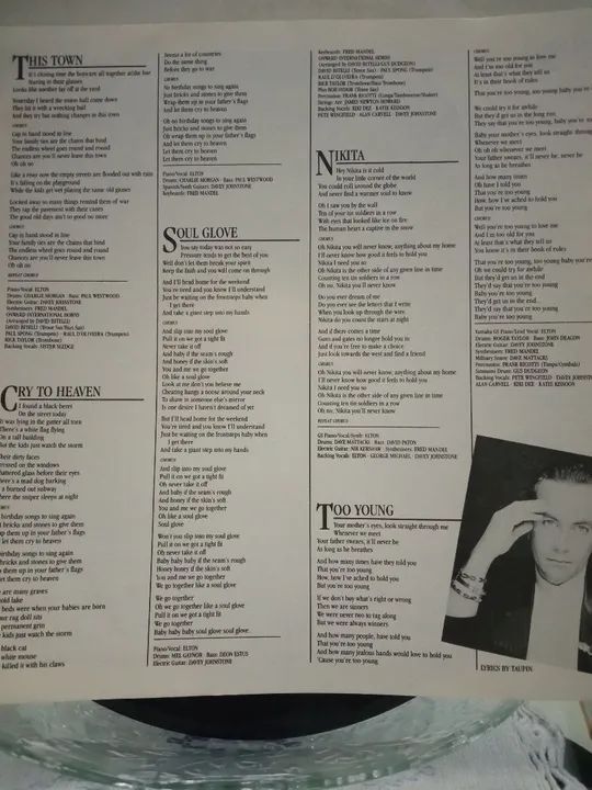 LP ELTON JOHN ICE ON FIRE 1985 - Foto 2