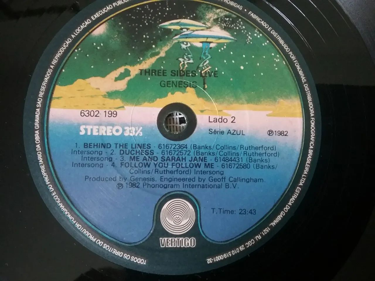 Disco vinil Genesis - Three Sides Live - Duplo - Foto 4
