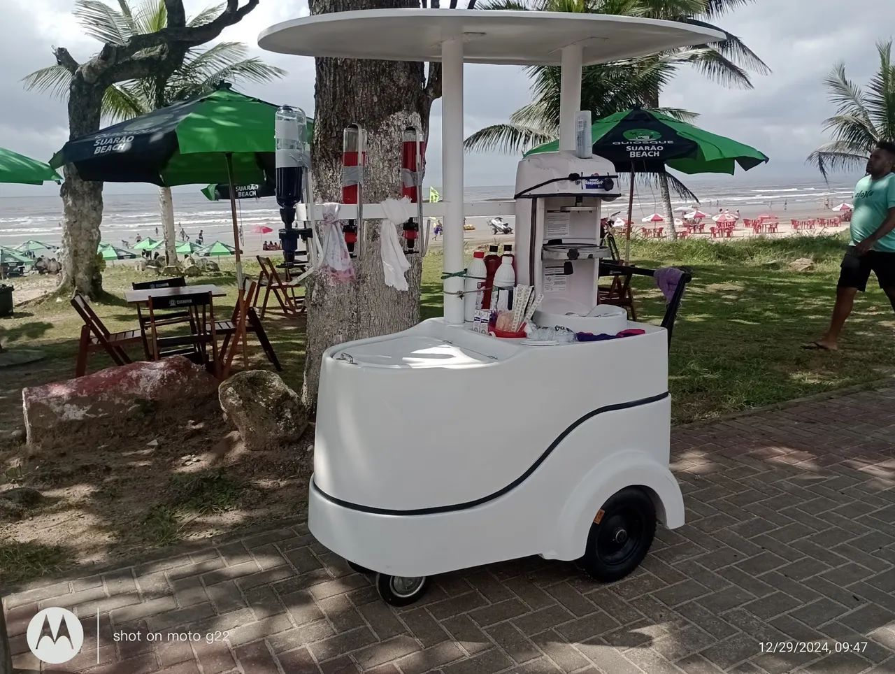 Carrinho de raspadinha motorizado ac. troca - Foto 6