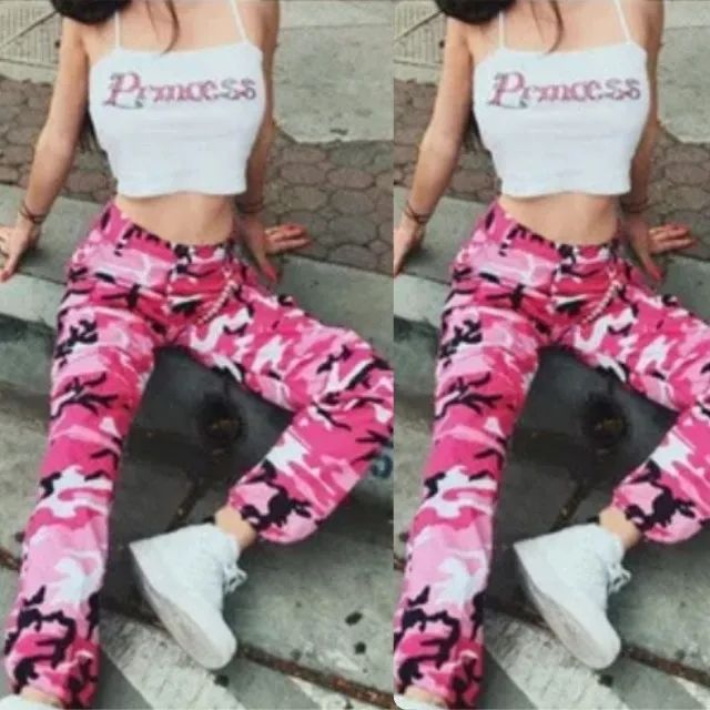 Calça do exercito store rosa