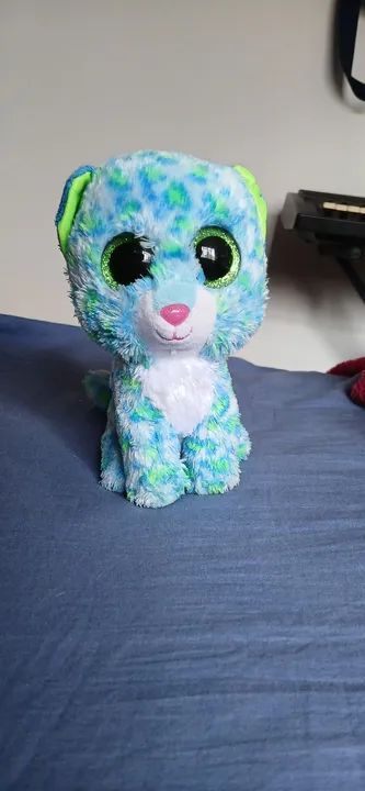 Beanie Boo (Zoiudo) Leopardo Azul