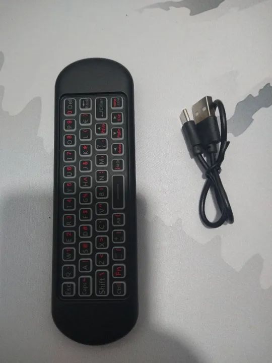 controle remoto de voz, com teclado - Foto 4