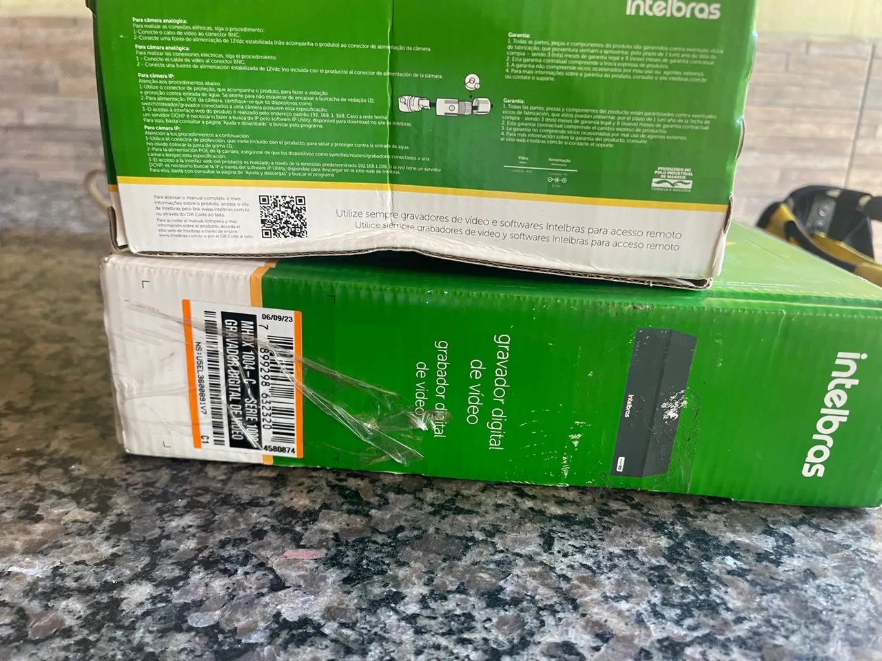 Dvr 4 canais intelbras com 4 câmeras.  - Foto 2