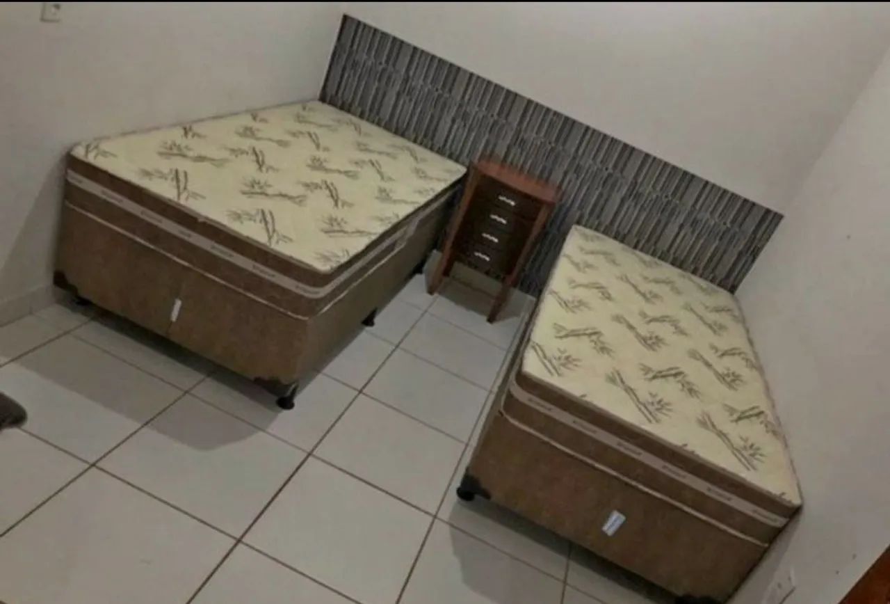 Cama solteiro base e colchão D33