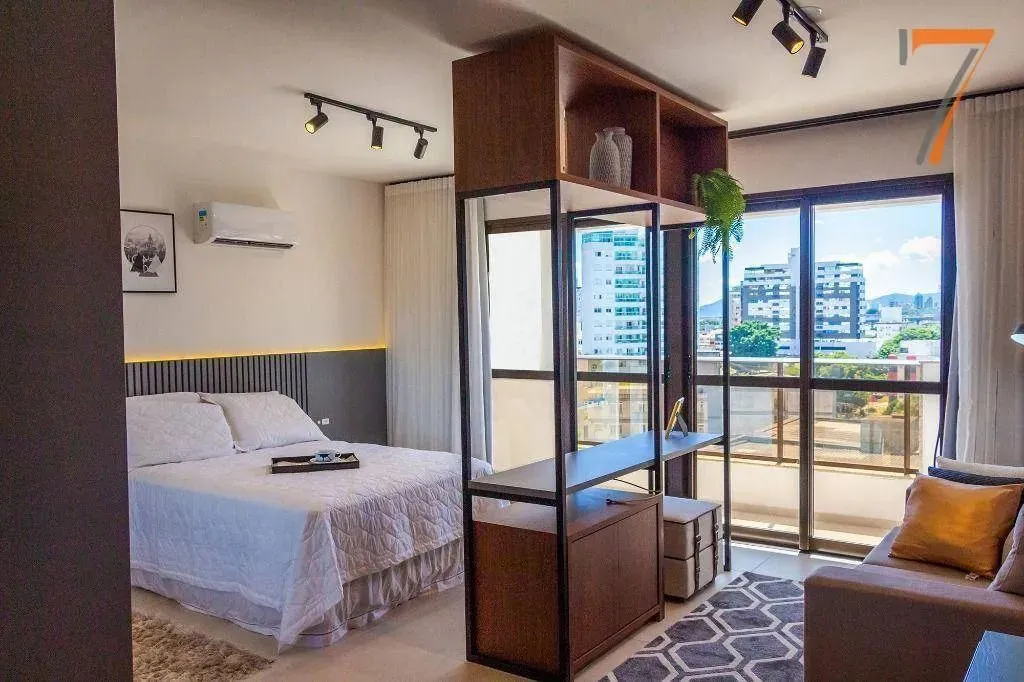 Studio com 1 dormitório para alugar, 48 m² por R$ 4.417,00/mês - Coqueiros - Florianópolis