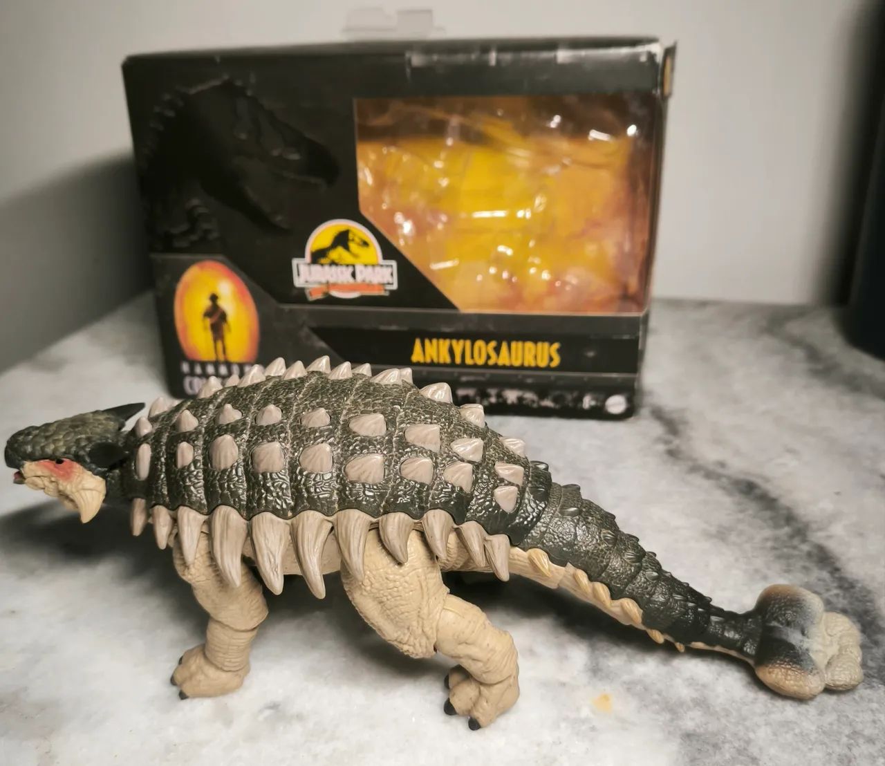 Jurassic world Anquilossauro Hammond collection Mattel original semi novo  - Foto 3