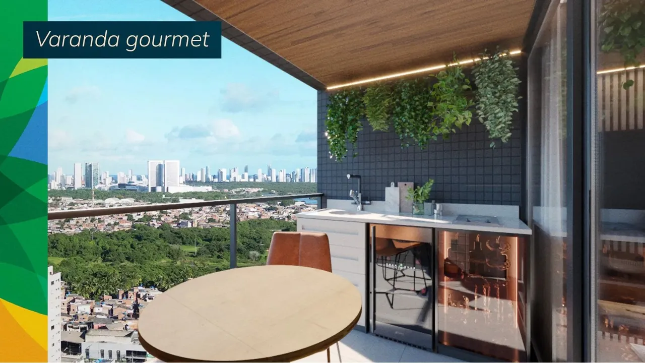 ILHA DO RETIRO - 62 m², 3 quartos sendo 2 suítes e 1 reversível e lazer completo