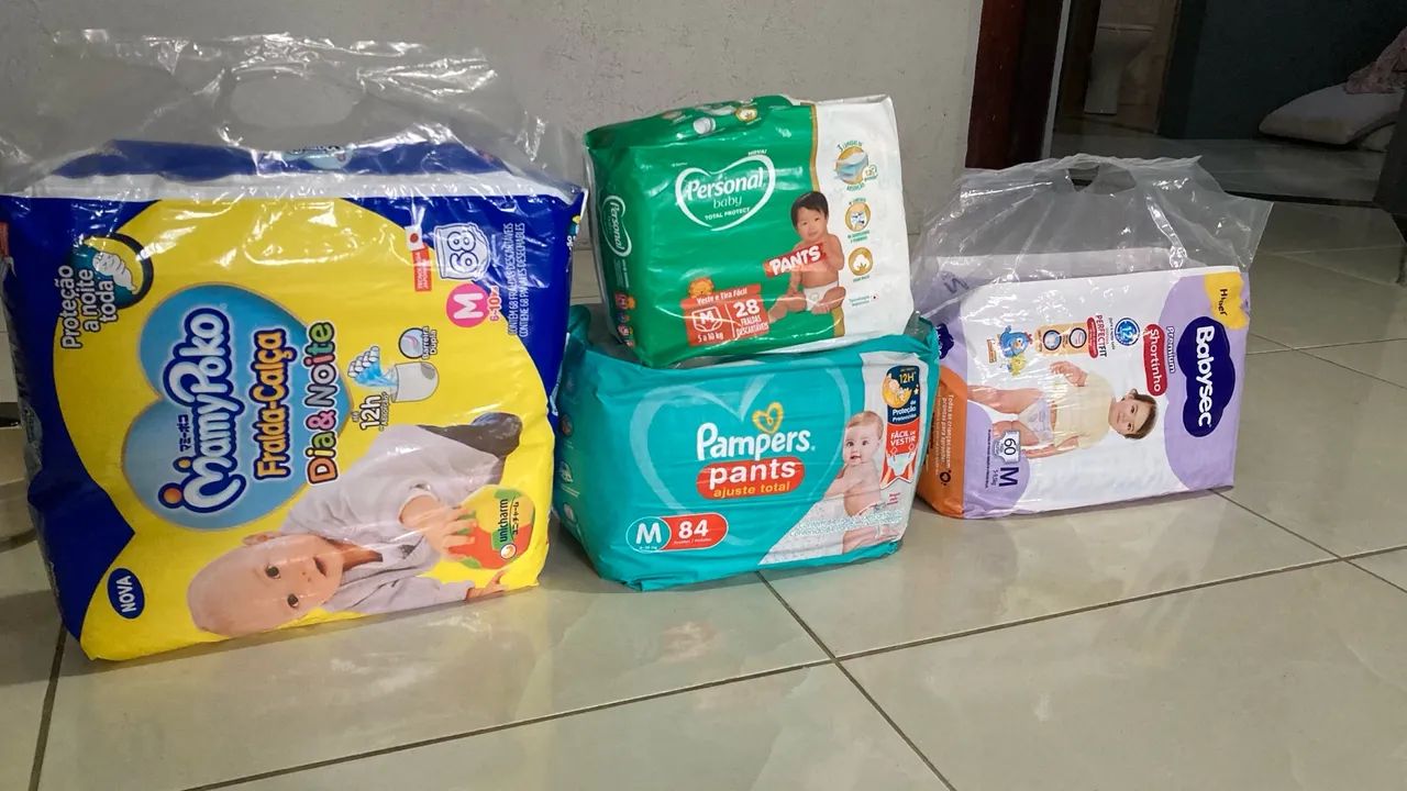 Fraldas 240 unid | 240 reais