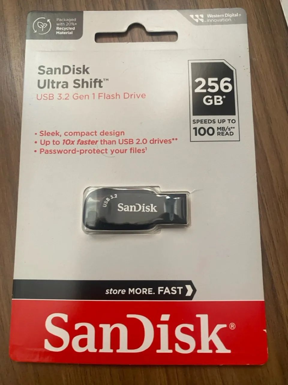 Pen drive SanDisk Ultra Shift 256GB USB 3.2