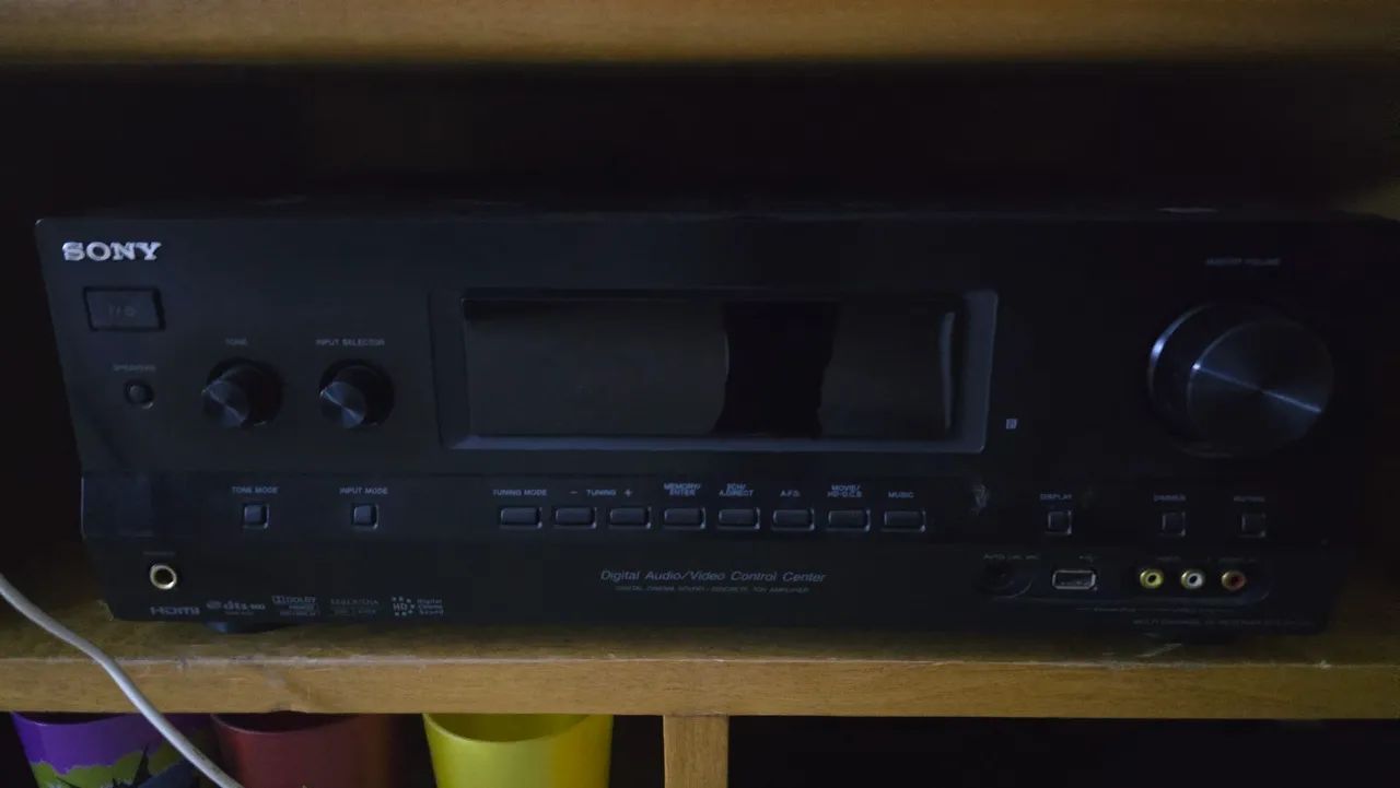 Projetor Powerlite home cineme 3020 epson com receiver sony de 720 - Foto 6