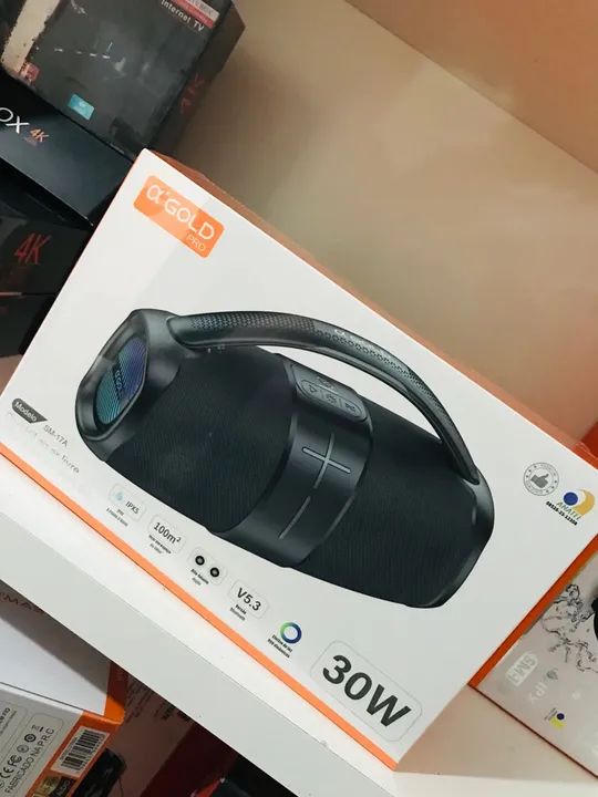 Caixa de Som Bluetooth a-Gold Pro 30W - IPX5 -  SM-17A