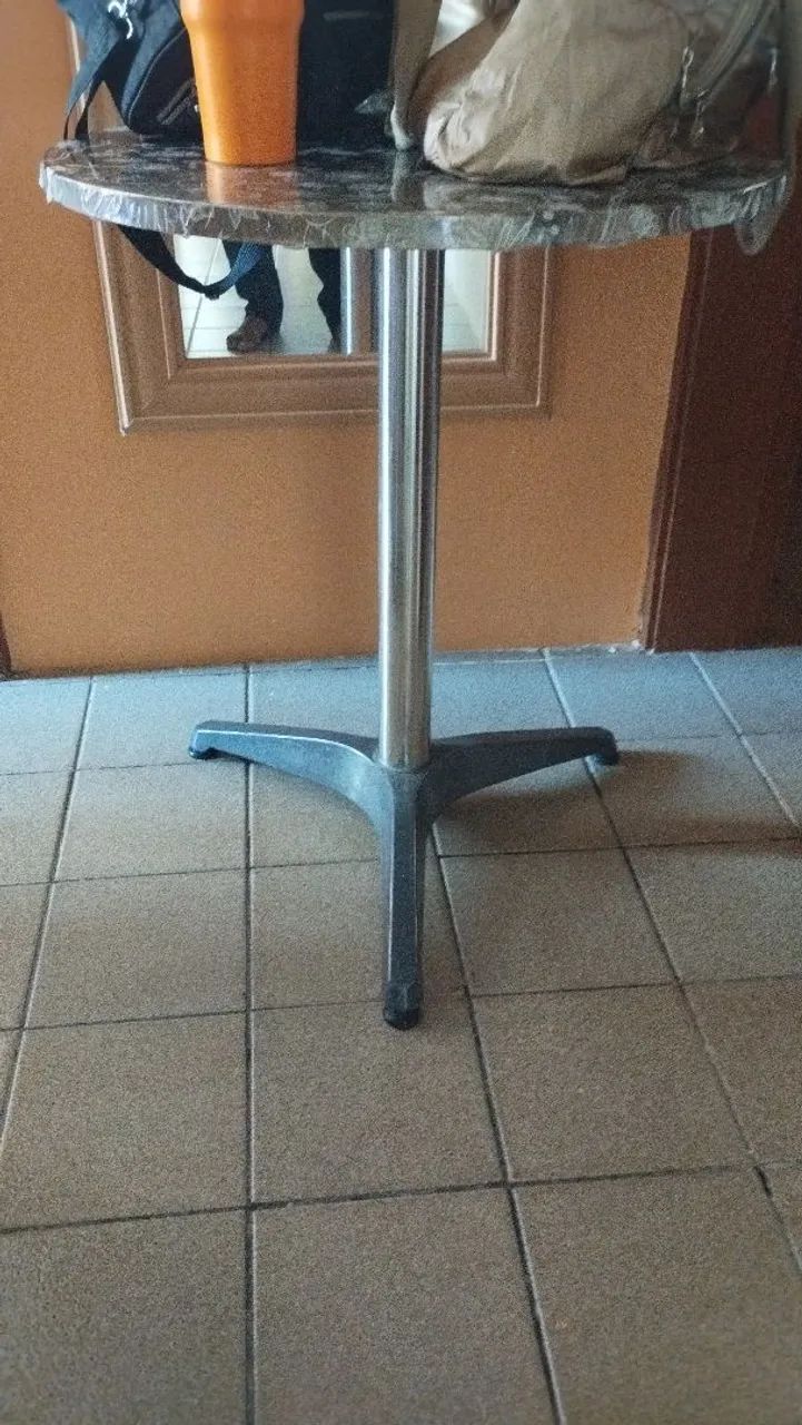 Mesa alta alumínio  - Foto 3