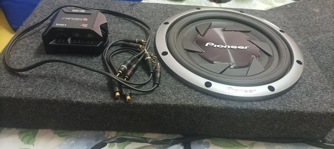 Kit slim Pioneer 12" box Hilux  - Foto 4